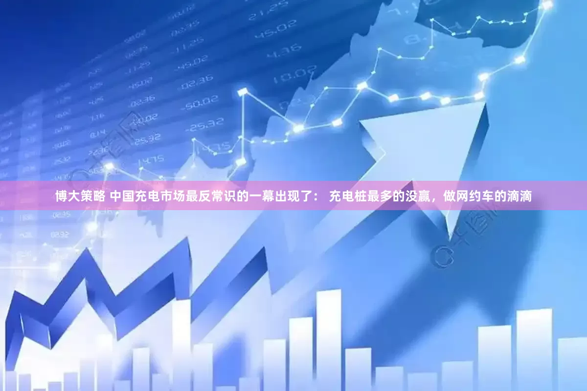 博大策略 中国充电市场最反常识的一幕出现了： 充电桩最多的没赢，做网约车的滴滴